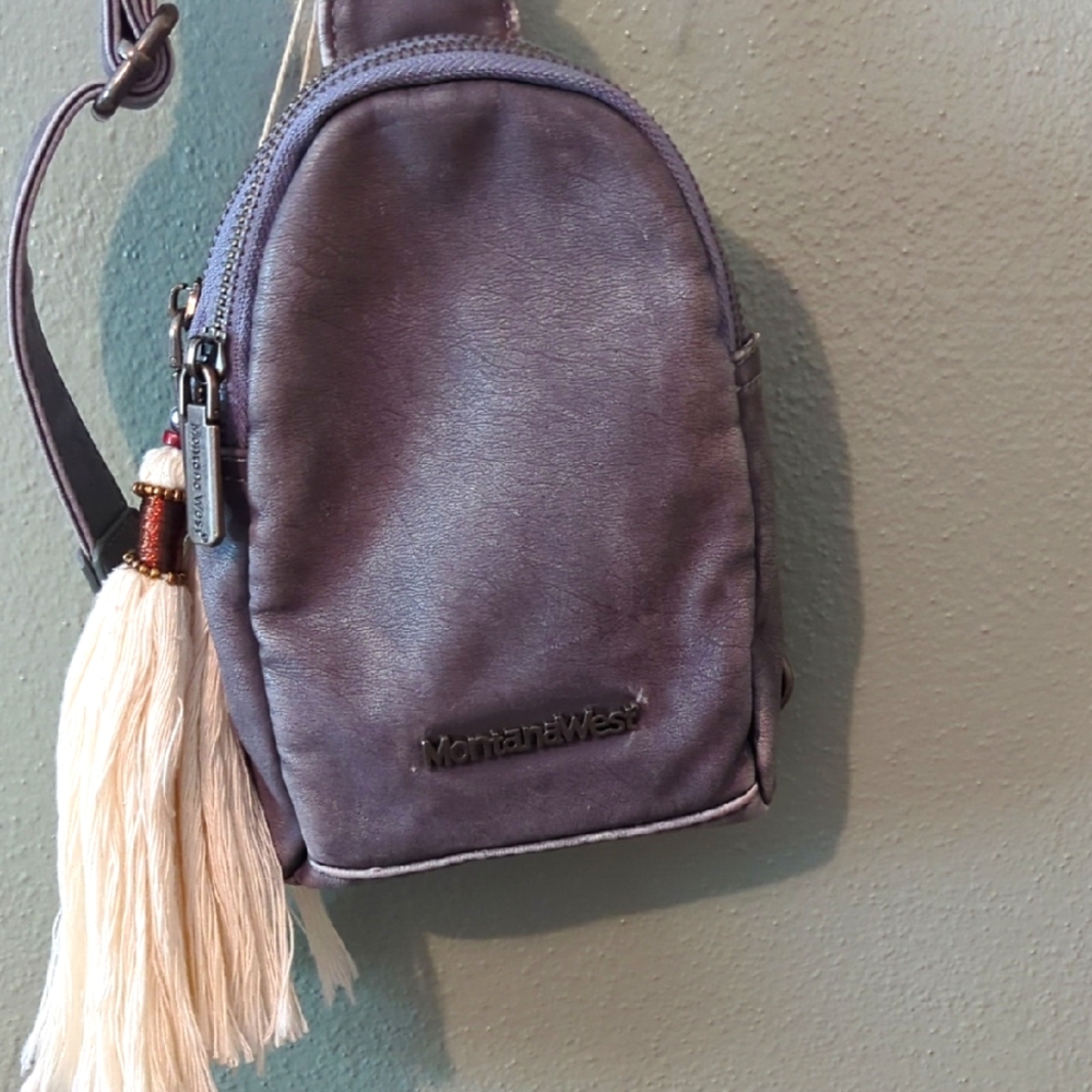 Montana West NWT Bag Gray/Gunmetal Hardware - Picture 2 of 7